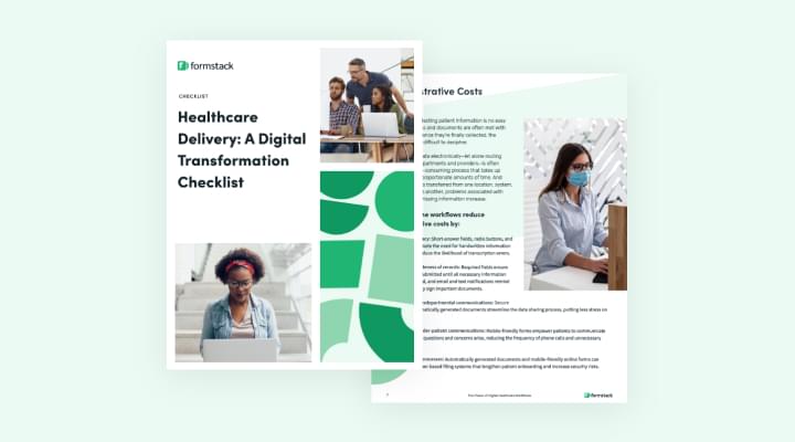 Healthcare Digital Transformation Checklist | Formstack